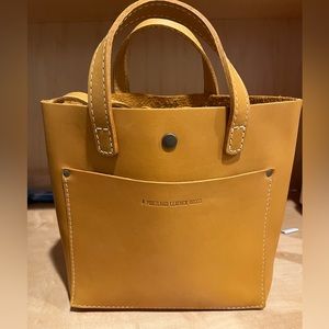 Portland Leather Goods Sunflower Mini Crossbody Tote